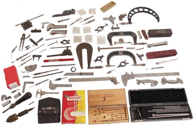Assorted Makers: Lot Of Assorted Machinists' Tools