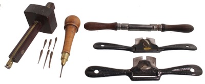 Stanley Rule & Level: Set Of Five Finish Woodworking Tools