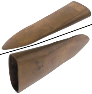 Unmarked: Unus. Solid Brass Tobacco Spear