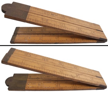 Stanley Rule & Level, No. 72: Two-Foot/Four-Fold Folding Rule