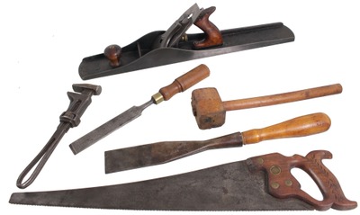 Assorted Makers: Lot Of Clean & Usabl Woodworking Tools
