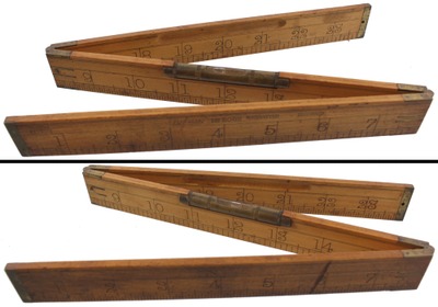Lufkin Rule Company, Saginaw, Michigan, No. 2062: Two-Foot/Three-Fold Folding Rule