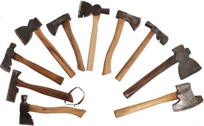 Assorted Makers: Lot Of Sound & Usabl Hatchets