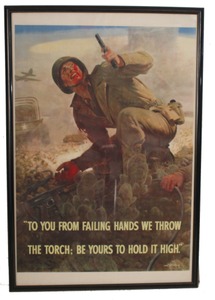General Cable Company, Bayonne, New Jersey: Orig. 1944 Ww Ii Recruiting Poster