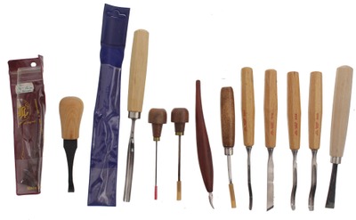 Assorted Makers: Lot Of Extra Clean Carving Tools