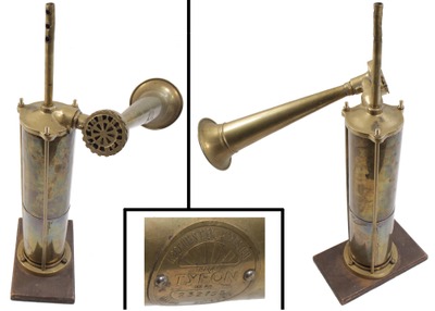 Unmarked: Early Solid Brass Foghorn Whistle