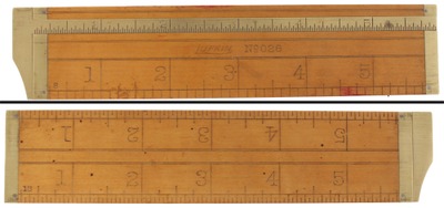 Lufkin Rule Company, Saginaw, Michigan, No. 026: Six Inch Caliper Folding Rule
