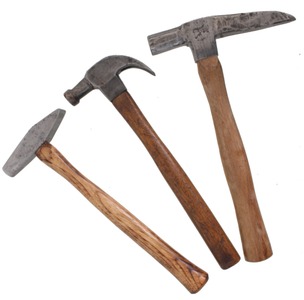 David Maydole Hammer Company, Norwich, New York: Three Spec. Purp. "Maydole" Hammers