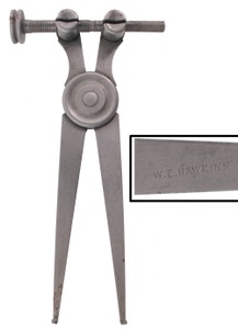 Samuel Norris, Springfield, Massachusetts: Fairfield's Patente Screw Adjust Caliper