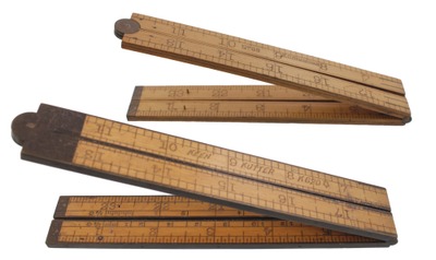 E.C. Simmons Hardware Company, St. Louis, Missouri: Two Simmons Brand Folding Rules