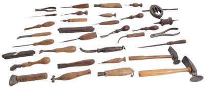 Assorted Makers: Lot Of Assorted Leather Tool
