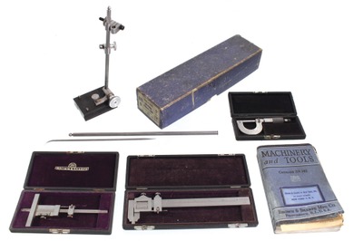 Brown & Sharpe Manufacturing Company, Providence, Rhode Island: Four Original Box Machinists' Tools