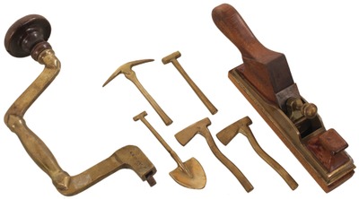 Assorted Makers: Lot Of Brass & Brass Appt. Tools