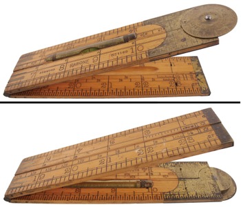 John Rabone & Sons,  Birmingham, England, No. 1190: Extra Clean Two-Foot Folding Rule
