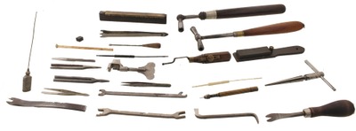 Assorted Makers: Wkg. Set Of Piano Tuner's Tools