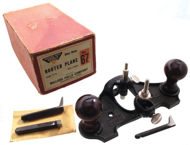 Millers Falls Company, Millers Falls, Massachusetts, No. 67: Open Throat Router Plane