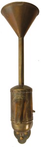 Unmarked: Flemish Pattern Spout Lamp