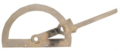 James W. Queen & Company,  Philadelphia, Pennsylvania: Precision Ger. Silver Protractor