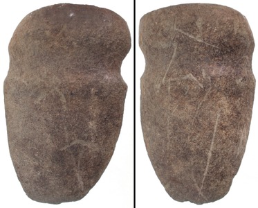 Unmarked: Massive Full Groove Native Amer. Axe