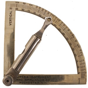 Eureka Instrument And Appliance Company, Rochester, New York: Unus. Small Size Inclinometer Level