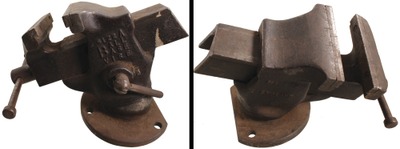 J. Parkinson & Company, Wood Green, London, England: Rare "Ball Base" Pivoting Vise