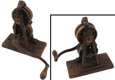 Unmarked: Early Cast Iron & Brass Pill Mkg. Mach