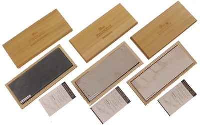 Best Sharpening Stones, Tomball, Texas: Unused Set Of Three Arkansas Oilstones
