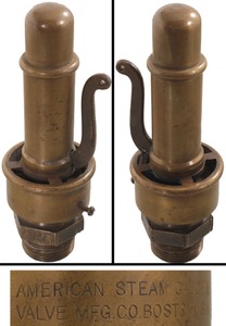 American Steam Gauge & Valve Company, Boston, Massachusetts: Unus. Small Size Steam Whistle