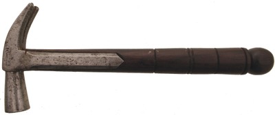William Marples & Sons, Sheffield, England: Rosewood Handle "Strap" Type Hammer