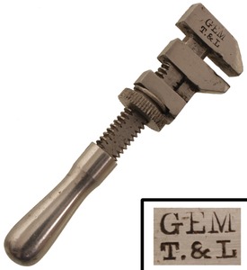 Tower & Lyon, New York, New York: Pocket Size "Gem" Wrench