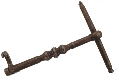 Unmarked: Early Turned Iron Tooth "Key"