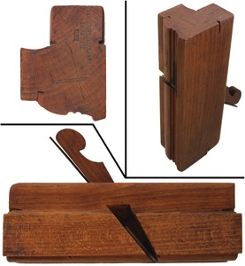 Young & McMaster, Auburn, New York: Cove, Dbl. Cascade Bead & Fillet Molding Plane