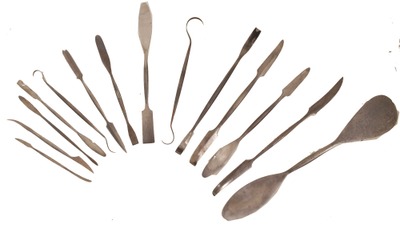 Assorted Makers: Wkg. Set Of Sculptor's Tools
