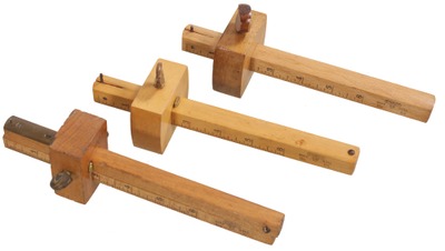 Stanley Rule & Level: Three Extra Clean Marking Gauges