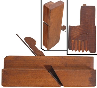 L. Kennedy, Hartford, Connecticut: Quint. Boxed Quad. Reed Molding Plane
