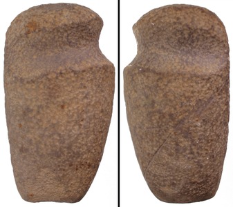 Unmarked: Massive 3/4 Groove Native Amer. Axe