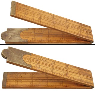 Stanley Rule & Level, No. 73: Two Foot, Four Fold Folding Rule
