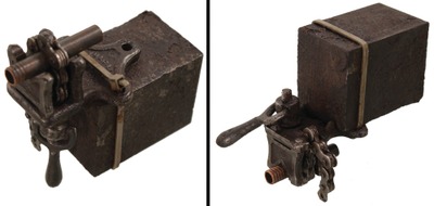 J.H. Williams & Company, Brooklyn, New York: Miniature Model Of Amborn's Pat. Vise