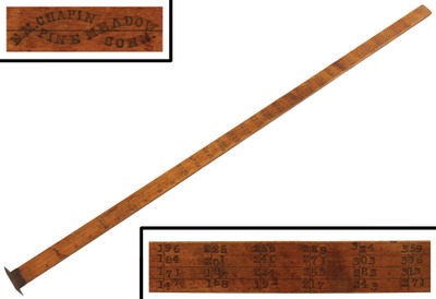 E.M. Chapin, Pine Meadow, Connecticut: Early Log Measure Rule