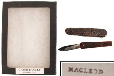 Macleod: Immaculate 18th C. Cased Lancet