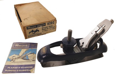 Record Tool Works, Sheffield, England, No. 020 C: Cast Iron Circular Metallic Plane
