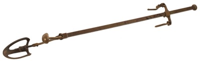 William G. Moland, Philadelphia, Pennsylvania: Solid Brass Eques. Boot Stretche