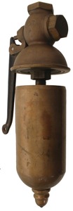 Lunkenheimer Valve Company, Cincinnati, Ohio: Massive Solid Brass Steam Whistle