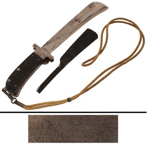 Harrison Brothers & Howson, Sheffield, England: Clean And Complete Brit Army Bolo Knife