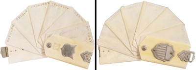 Unmarked: Early Ivory Page Personal Note Pad