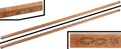 E.M. Chapin, Pine Meadow, Connecticut: Early Yard Measure Rule