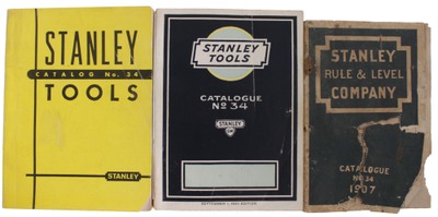 Stanley Rule & Level, No. 34: Three Original General Line Catalogues