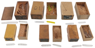 Stanley Rule & Level, No. 208: Six Boxes Of Asst. Level Vials