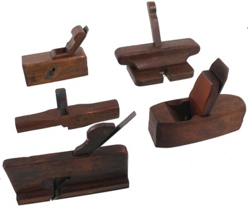 Assorted Makers: Five Spec. Purp. Woodworking Planes