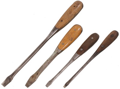 Assorted Makers: Study Group Of 4 "Perf. Hdl." Sds
